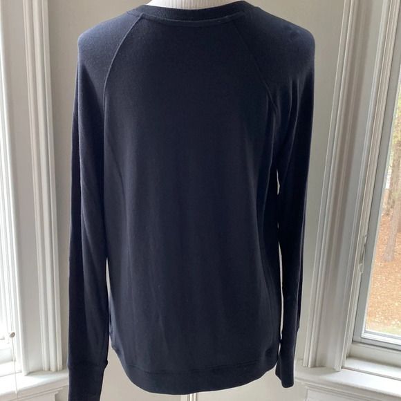 Athleta Criss Cross Sweatshirt, like new, black, size small - Picture 7 of 9